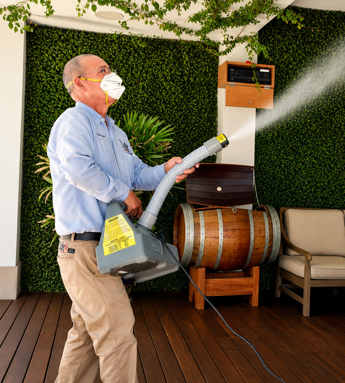 professional pest control technician